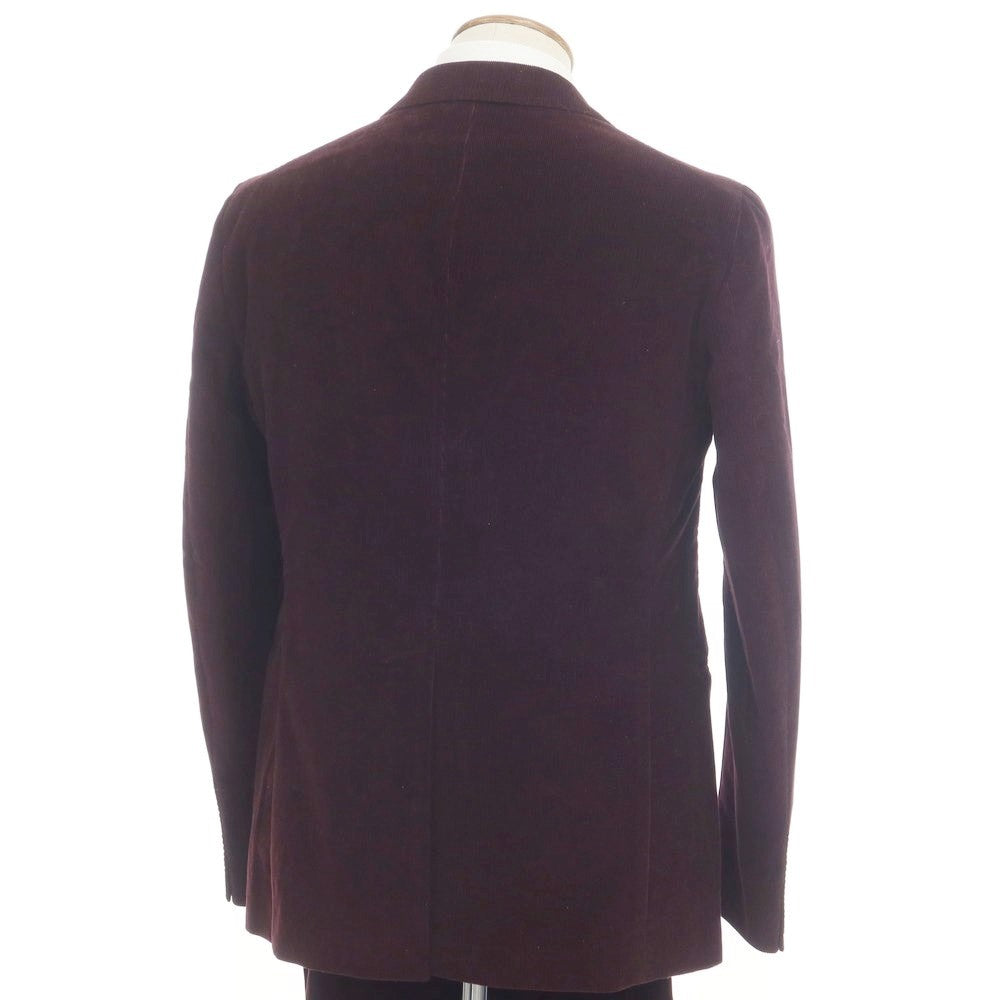 [New] TAGLIATORE Pinolerario Corduroy Easy 1B Suit Dark Purple [Size 48] [PUP] [A/W] [Condition Rank N] [Men&