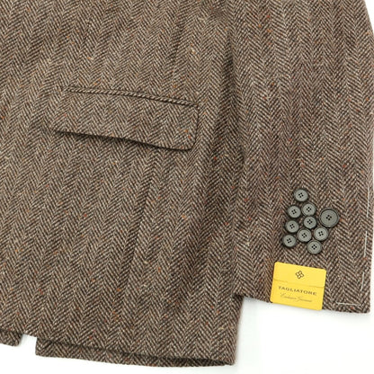 [New] TAGLIATORE wool nylon herringbone 3B casual jacket
 Brown [Size 48] [BRW] [A/W] [Condition Rank N] [Men&