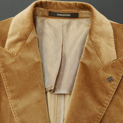 [New Outlet] TAGLIATORE Cotton Velvet 2B Casual Jacket
 Beige [Size 48] [BEI] [A/W] [Condition Rank N-] [Men&