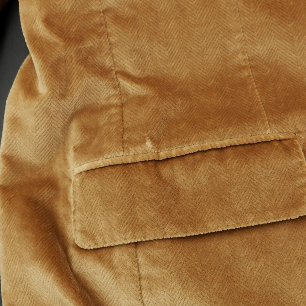 [New Outlet] TAGLIATORE Cotton Velvet 2B Casual Jacket
 Beige [Size 48] [BEI] [A/W] [Condition Rank N-] [Men&