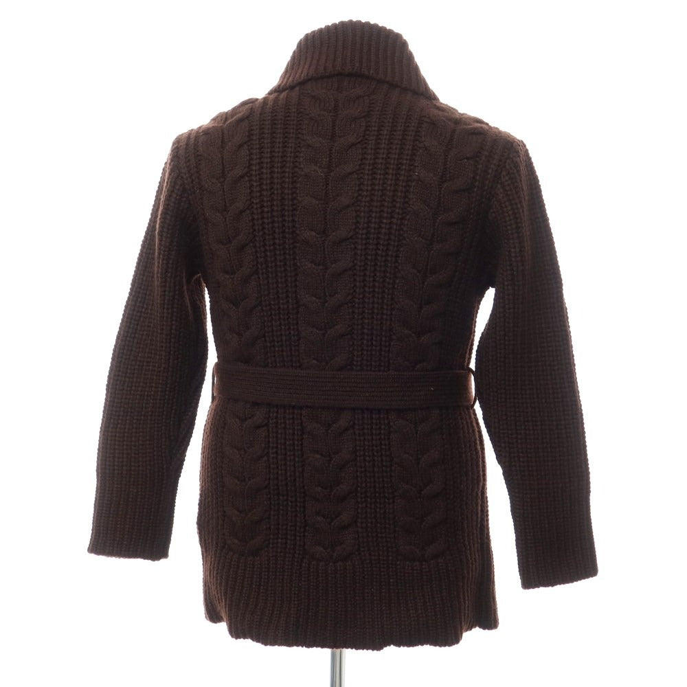 [New] TAGLIATORE wool nylon alpaca shawl collar cardigan
 Brown [Size 50] [BRW] [A/W] [Condition Rank N] [Men&