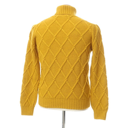 [New] TAGLIATORE wool turtleneck pullover knit
 Mustard [Size 48] [YEL] [A/W] [Condition Rank N] [Men&