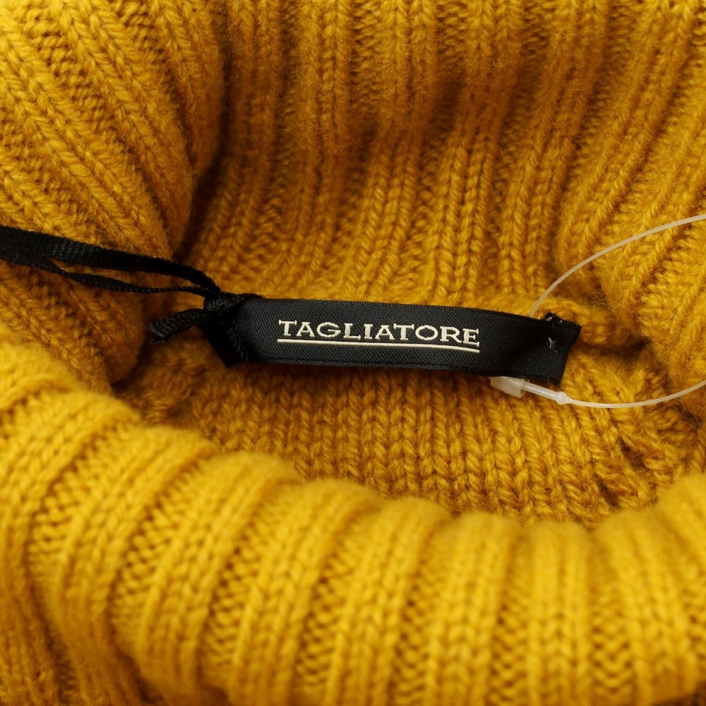 [New] TAGLIATORE wool turtleneck pullover knit
 Mustard [Size 52] [YEL] [A/W] [Condition Rank N] [Men&