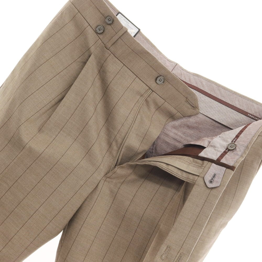 [New] TAGLIATORE Wool Polyester Casual Slacks Pants Dark Beige [Size 48] [BEI] [A/W] [Condition Rank N] [Men&