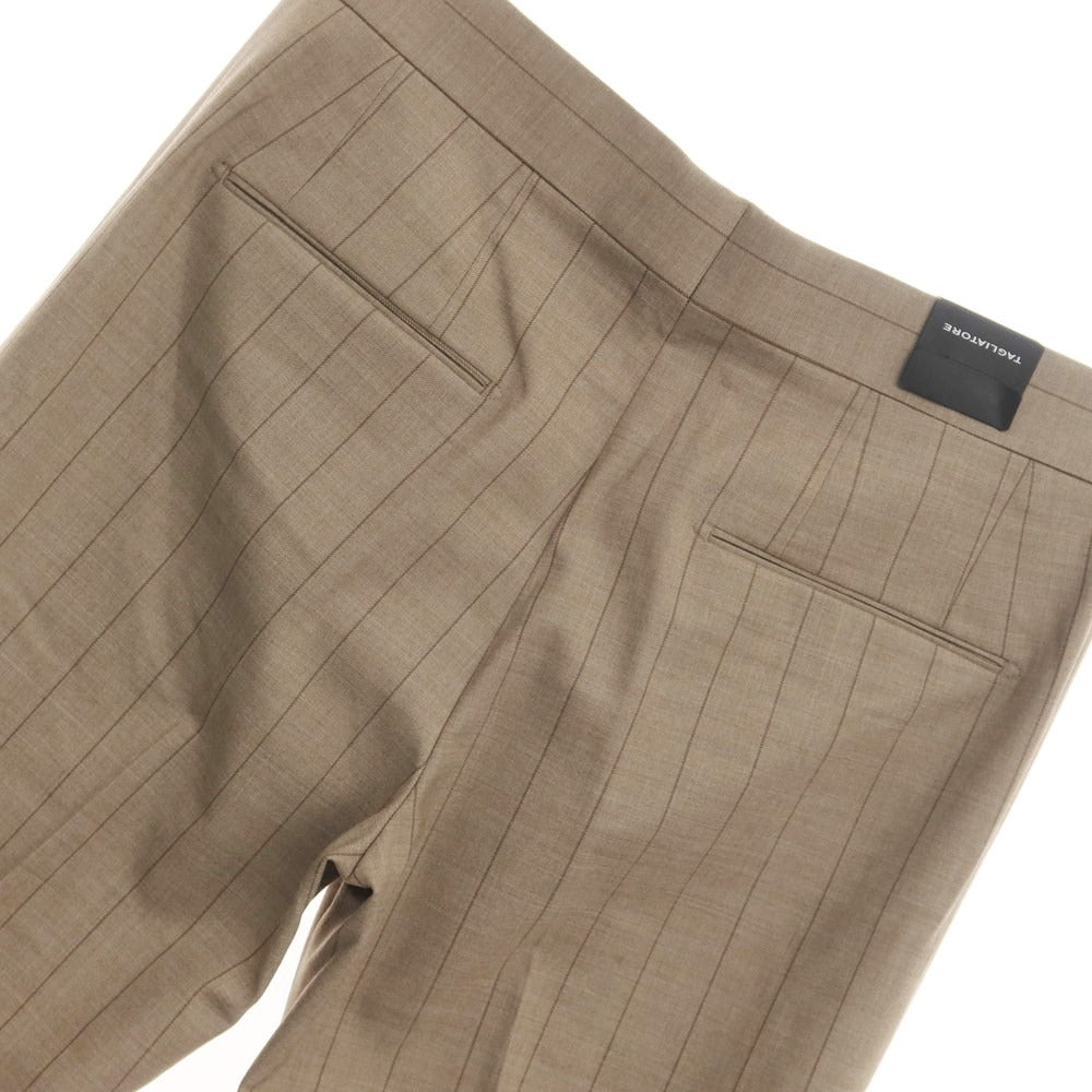 [New] TAGLIATORE Wool Polyester Casual Slacks Pants Dark Beige [Size 48] [BEI] [A/W] [Condition Rank N] [Men&