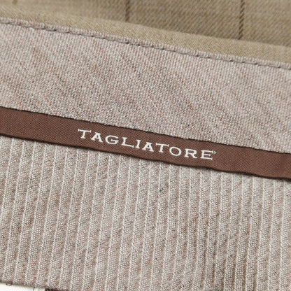 [New] TAGLIATORE Wool Polyester Casual Slacks Pants Dark Beige [Size 48] [BEI] [A/W] [Condition Rank N] [Men&