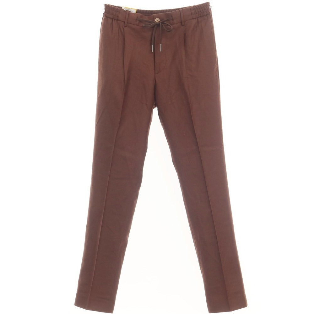 [New] TAGLIATORE Wool Easy Casual Slacks Pants
 Brown [Size 48] [BRW] [A/W] [Condition Rank N] [Men&