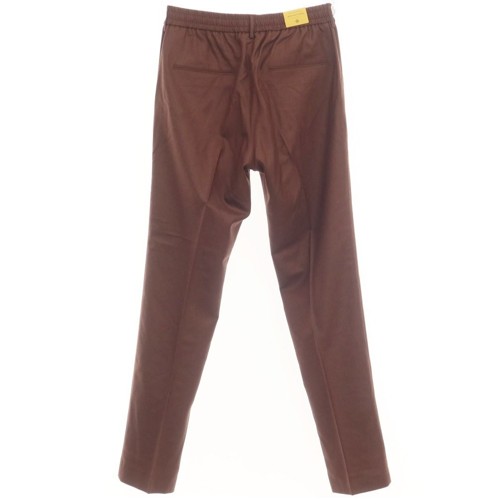 [New] TAGLIATORE Wool Easy Casual Slacks Pants
 Brown [Size 48] [BRW] [A/W] [Condition Rank N] [Men&