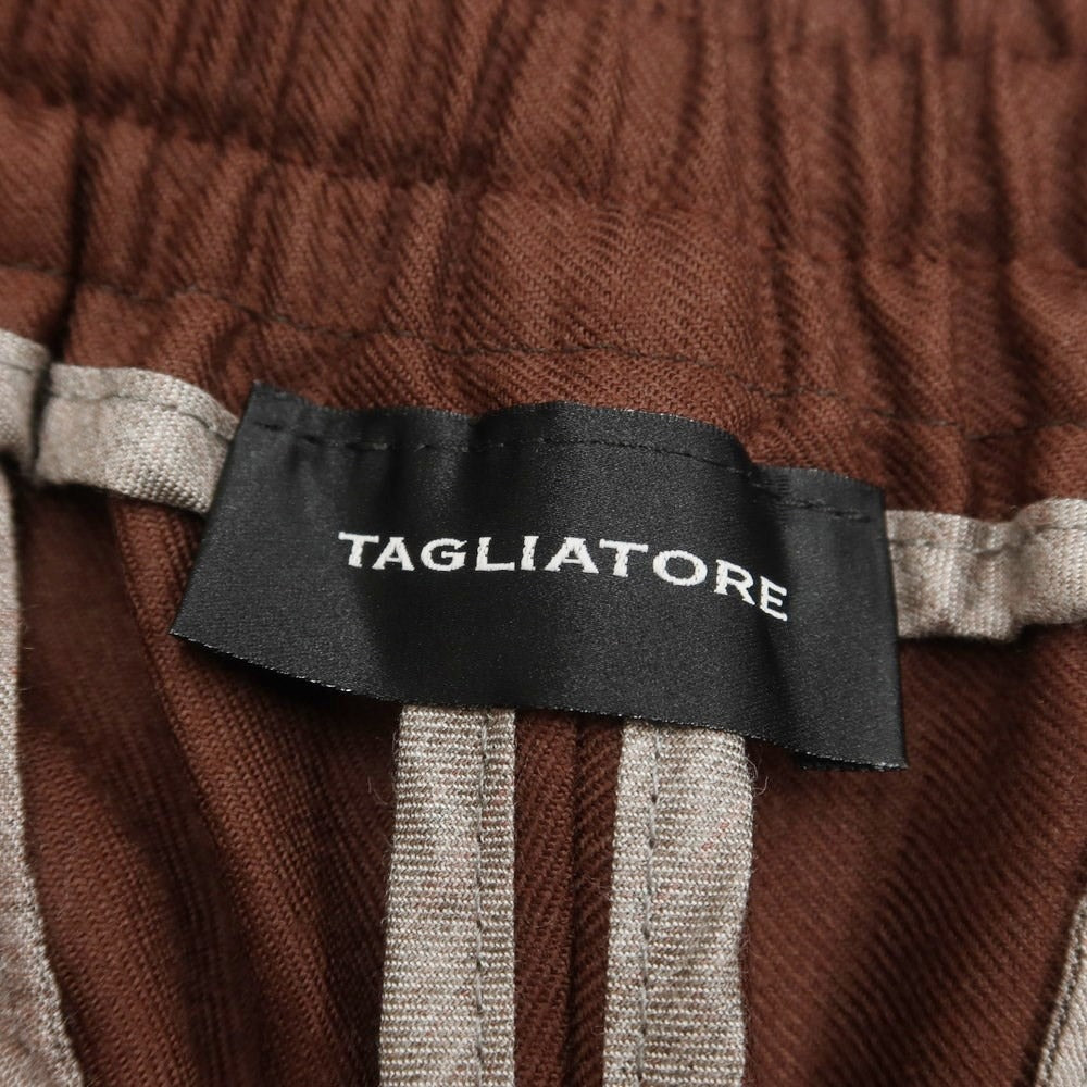 [New] TAGLIATORE Wool Easy Casual Slacks Pants
 Brown [Size 48] [BRW] [A/W] [Condition Rank N] [Men&