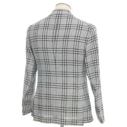 [New] TAGLIATORE Rayon Cotton Nylon 2B Tailored Jacket
 Gray x Black x Olive [Size 46] [GRY] [S/S] [Condition Rank N] [Men&