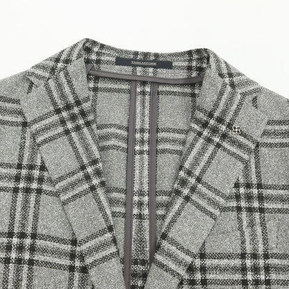 [New] TAGLIATORE Rayon Cotton Nylon 2B Tailored Jacket
 Gray x Black x Olive [Size 46] [GRY] [S/S] [Condition Rank N] [Men&