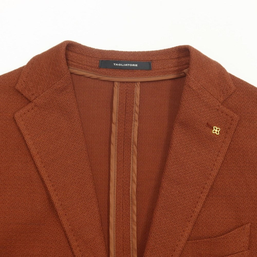 [New] TAGLIATORE Cotton 2B Casual Jacket
 Brown [Size 48] [BRW] [S/S] [Condition Rank N] [Men&