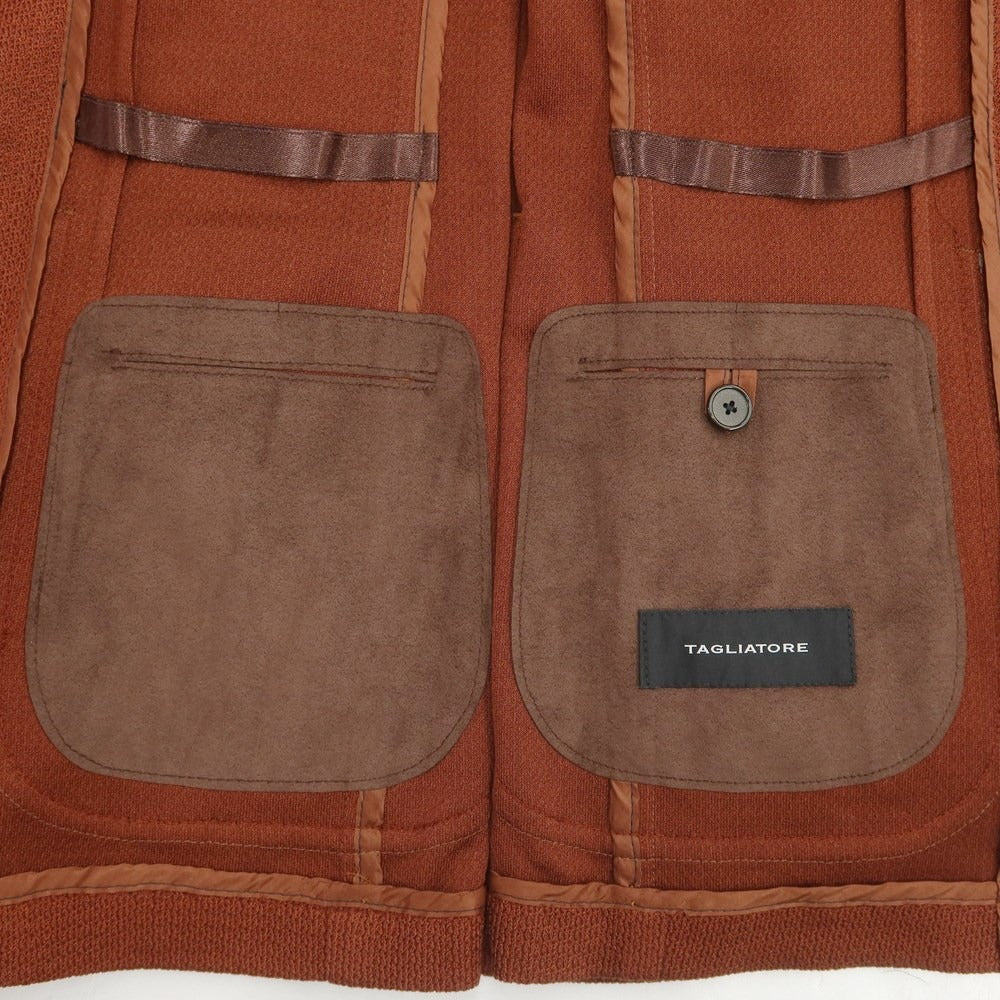 [New] TAGLIATORE Cotton 2B Casual Jacket
 Brown [Size 48] [BRW] [S/S] [Condition Rank N] [Men&