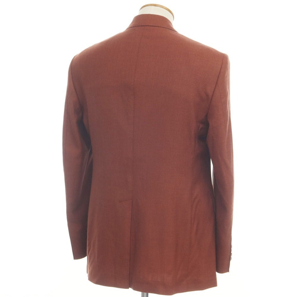 [New] TAGLIATORE Wool Silk Double 6B Casual Jacket
 Brown [Size 48] [BRW] [S/S] [Condition Rank N] [Men&