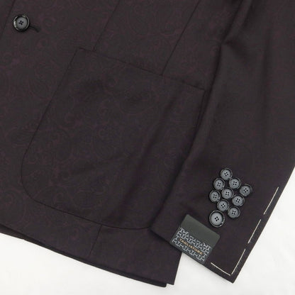 [New] TAGLIATORE Wool Paisley 2B Casual Jacket
 Purple x Black x Olive [Size 42] [PUP] [S/S] [Condition Rank N] [Men&