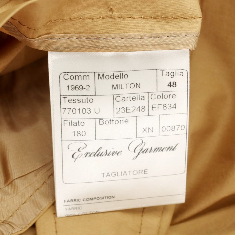 [New] TAGLIATORE Cotton Safari Jacket Military Jacket
 Beige [Size 48] [BEI] [S/S] [Condition Rank N] [Men&