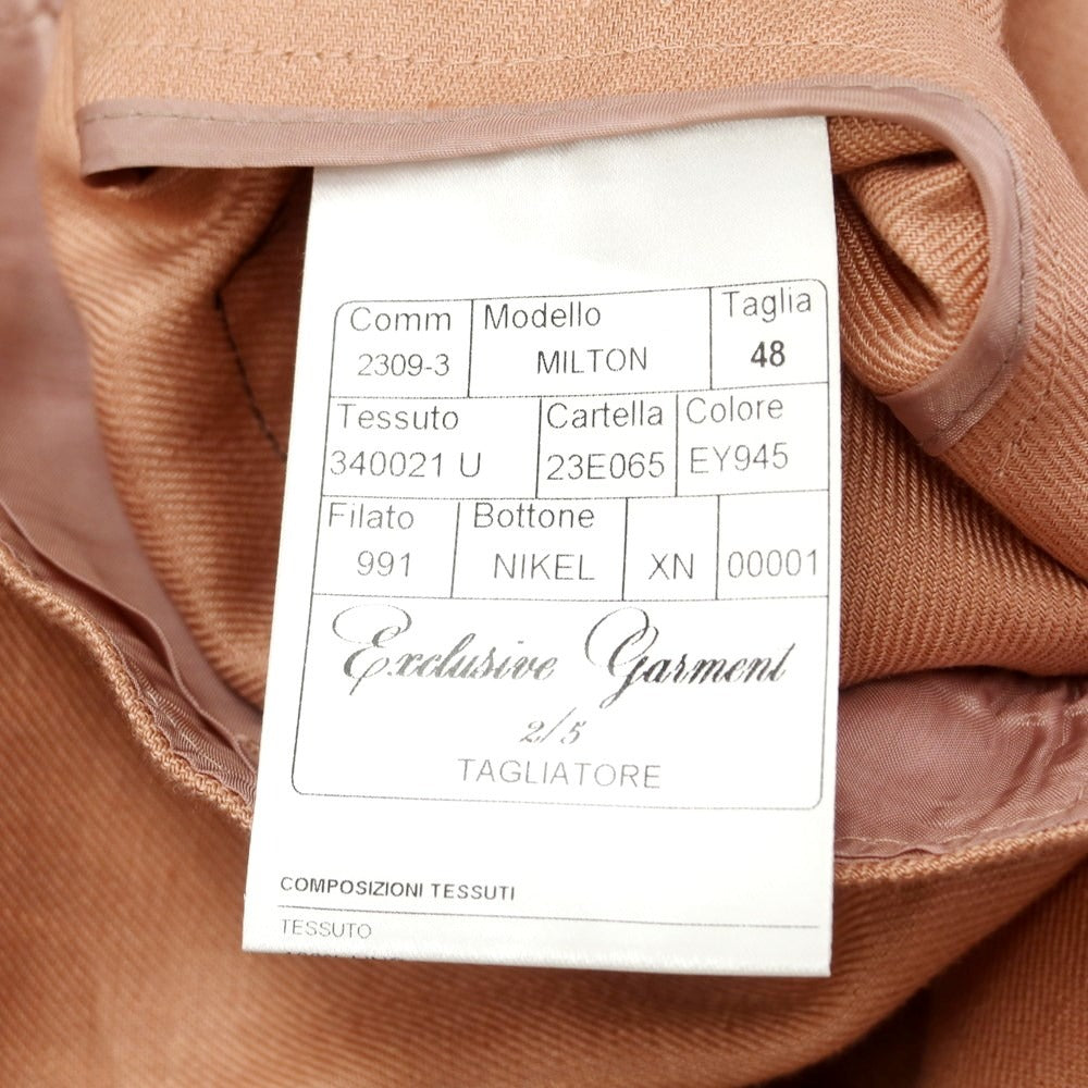 [New] TAGLIATORE Linen Safari Jacket Military Jacket
 Pink [Size 48] [PNK] [S/S] [Condition Rank N] [Men&