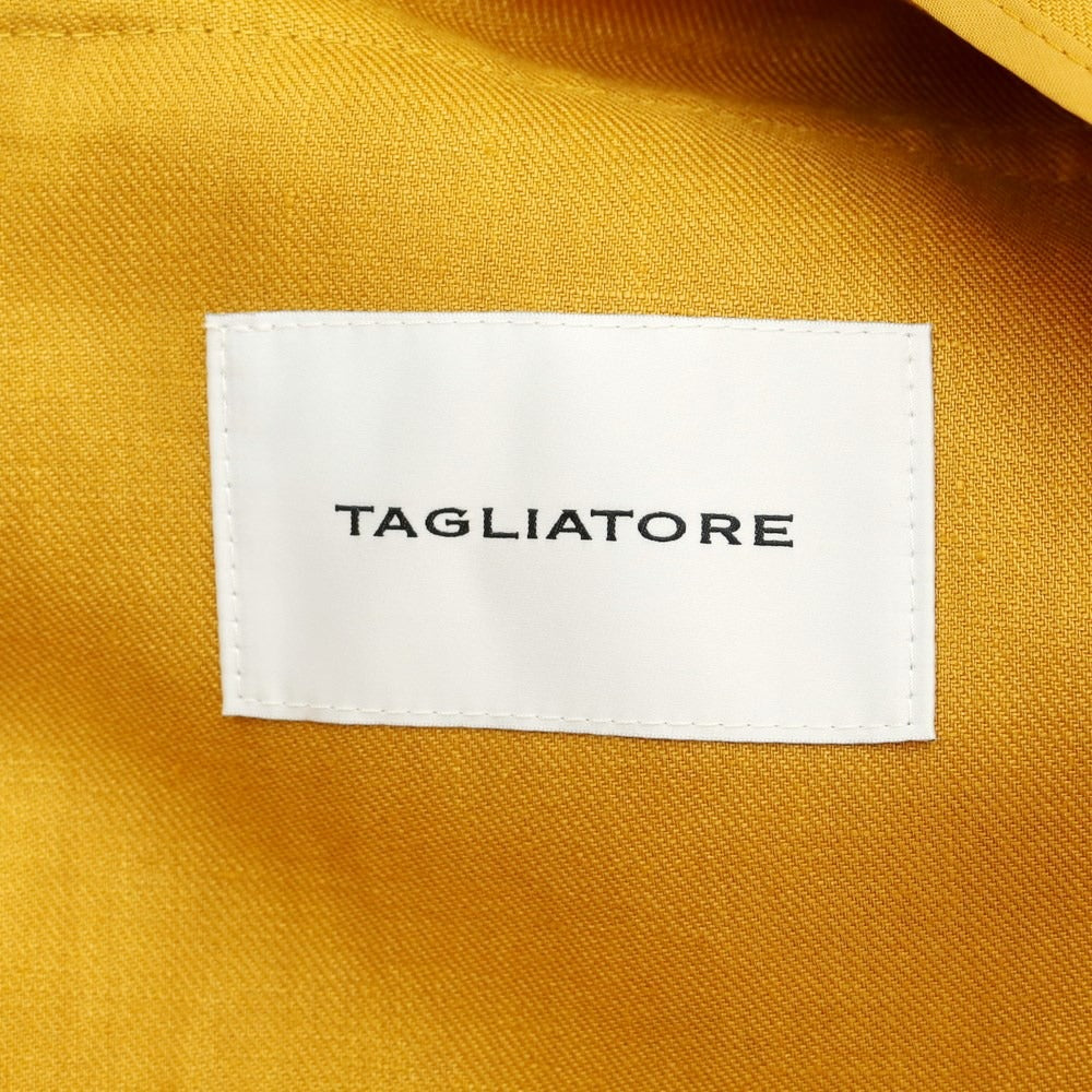 [New] TAGLIATORE Linen Work Jacket Blouson
 Orange [Size 48] [ORG] [S/S] [Condition Rank N] [Men&