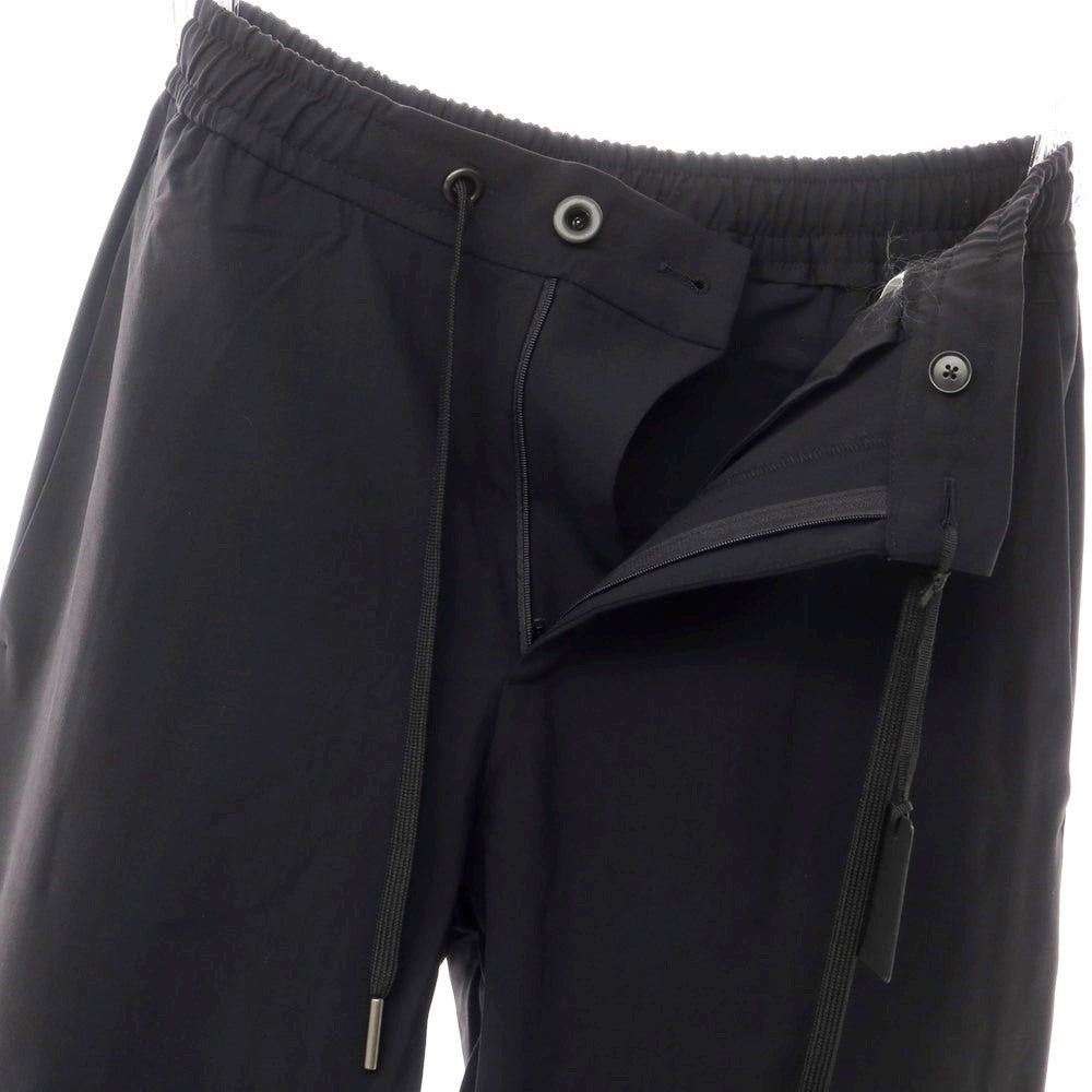 [New] Tagliatore TAGLIATORE Stretch Wool Nylon Easy Pants Black [44] [Condition Rank N] [Men&