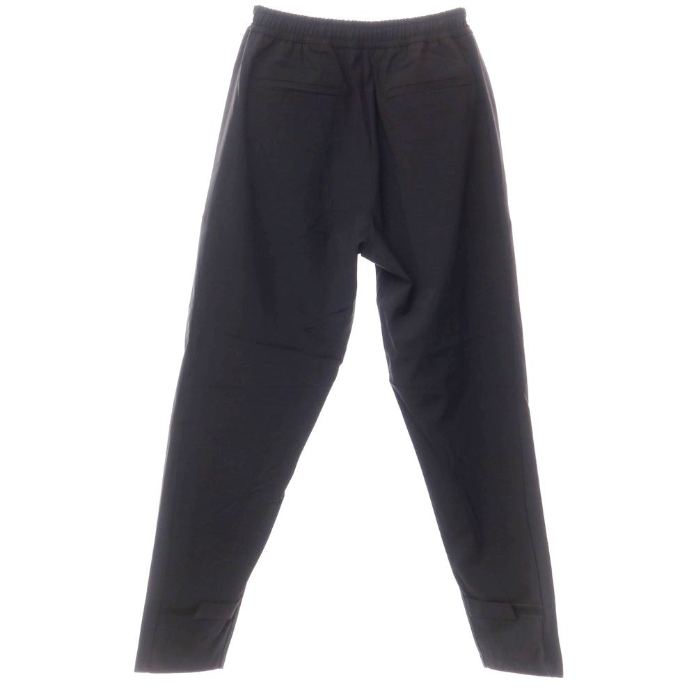 [New] Tagliatore TAGLIATORE Stretch Wool Nylon Easy Pants Black [44] [Condition Rank N] [Men&