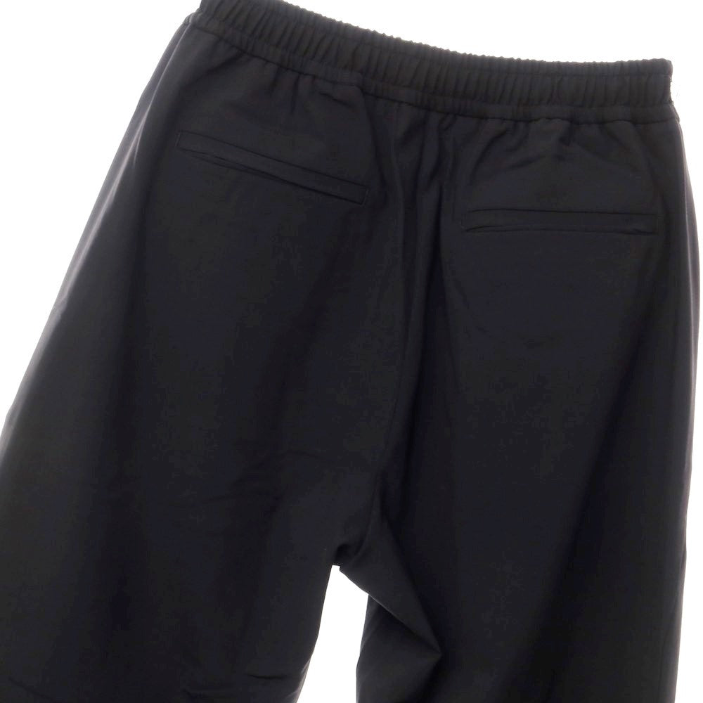 [New] Tagliatore TAGLIATORE Stretch Wool Nylon Easy Pants Black [44] [Condition Rank N] [Men&