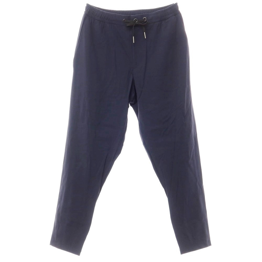 [New] TAGLIATORE Stretch Nylon Easy Pants Navy [52] [Condition Rank N] [Men&