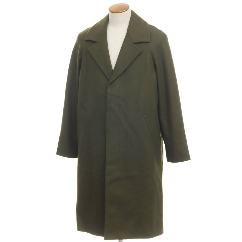 [New] PT TORINO Wool Nylon Chesterfield Coat
 Olive [Size 46] [GRN] [A/W] [Condition Rank N] [Men&