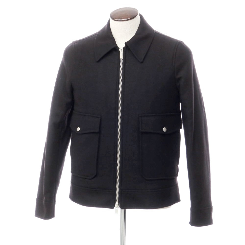 [New Outlet] PT TORINO Melton Wool Nylon Padded Zip-up Blouson Black [Size 48] [BLK] [A/W] [Condition Rank N-] [Men&