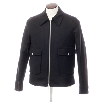 [New Outlet] PT TORINO Melton Wool Nylon Padded Zip-up Blouson Black [Size 48] [BLK] [A/W] [Condition Rank N-] [Men&