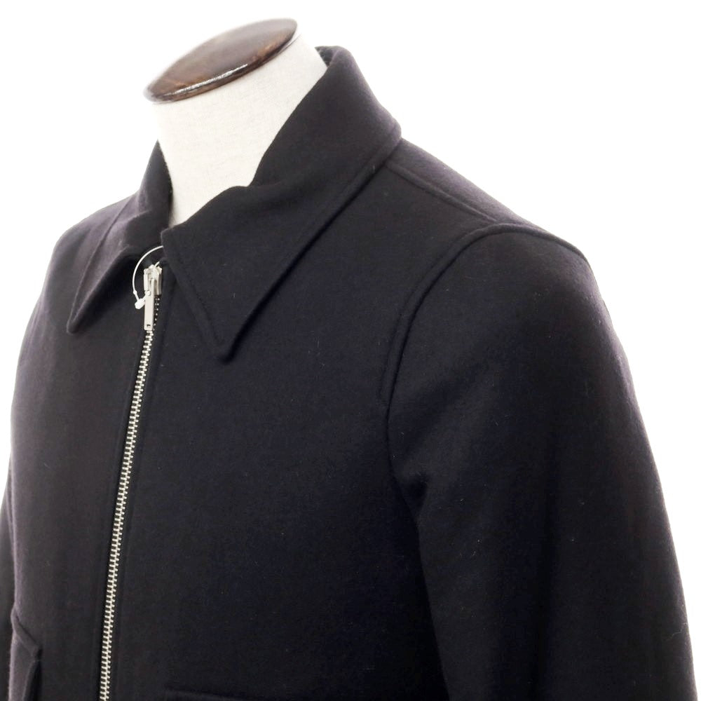 [New Outlet] PT TORINO Melton Wool Nylon Padded Zip-up Blouson Black [Size 48] [BLK] [A/W] [Condition Rank N-] [Men&