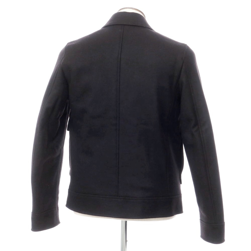 [New Outlet] PT TORINO Melton Wool Nylon Padded Zip-up Blouson Black [Size 48] [BLK] [A/W] [Condition Rank N-] [Men&