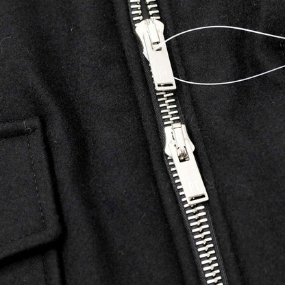 [New Outlet] PT TORINO Melton Wool Nylon Padded Zip-up Blouson Black [Size 48] [BLK] [A/W] [Condition Rank N-] [Men&