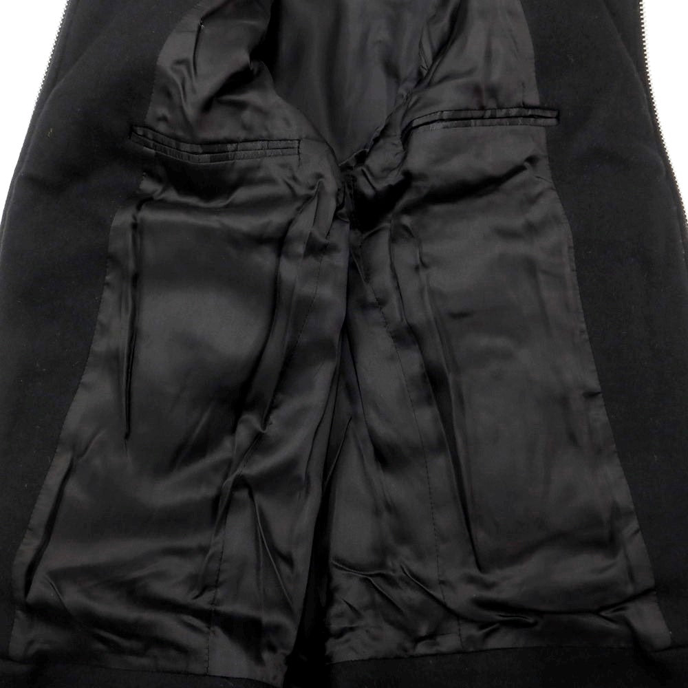 [New Outlet] PT TORINO Melton Wool Nylon Padded Zip-up Blouson Black [Size 48] [BLK] [A/W] [Condition Rank N-] [Men&