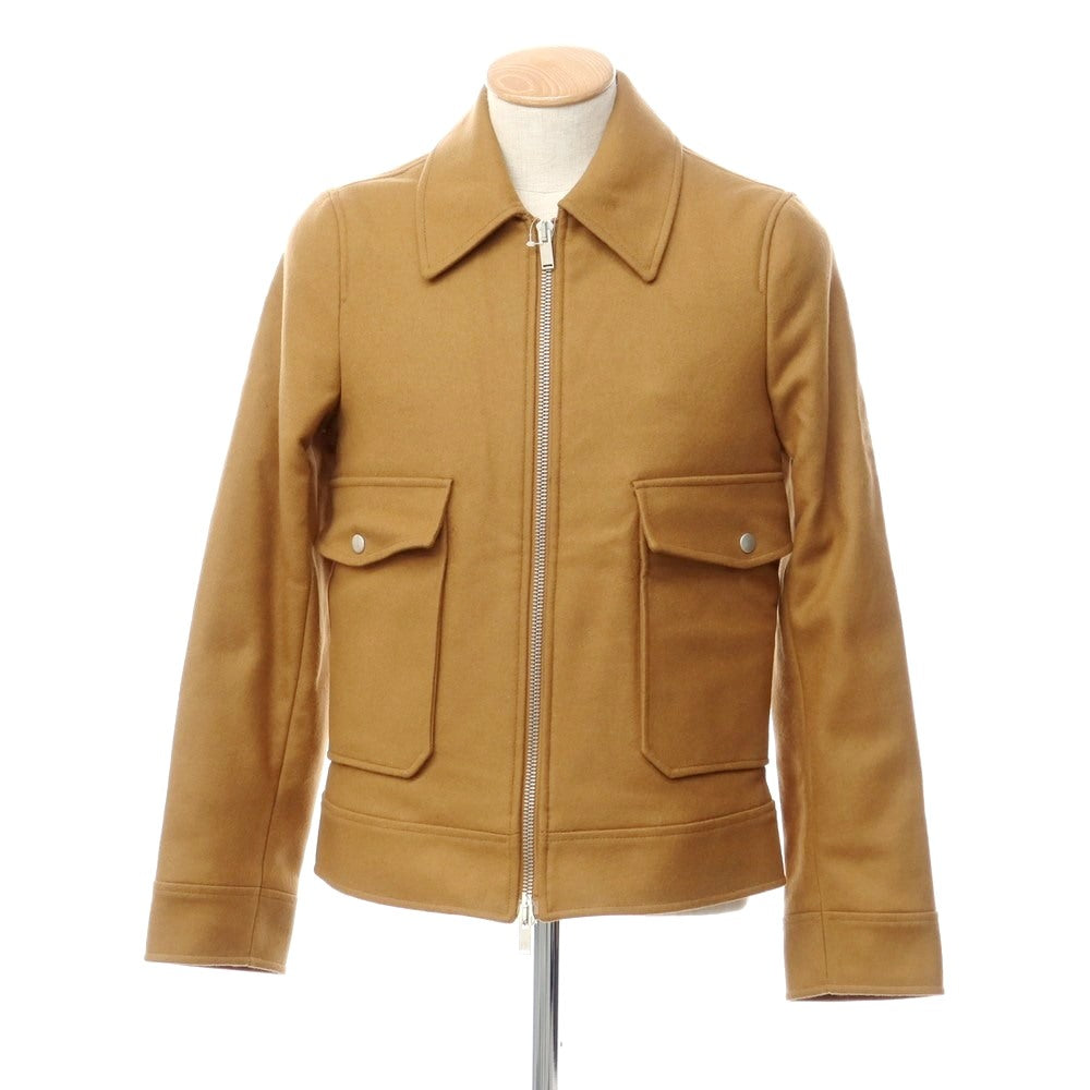 [New Outlet] PT TORINO Melton Wool Nylon Padded Zip-up Blouson Camel [Size 44] [BRW] [A/W] [Condition Rank N-] [Men&