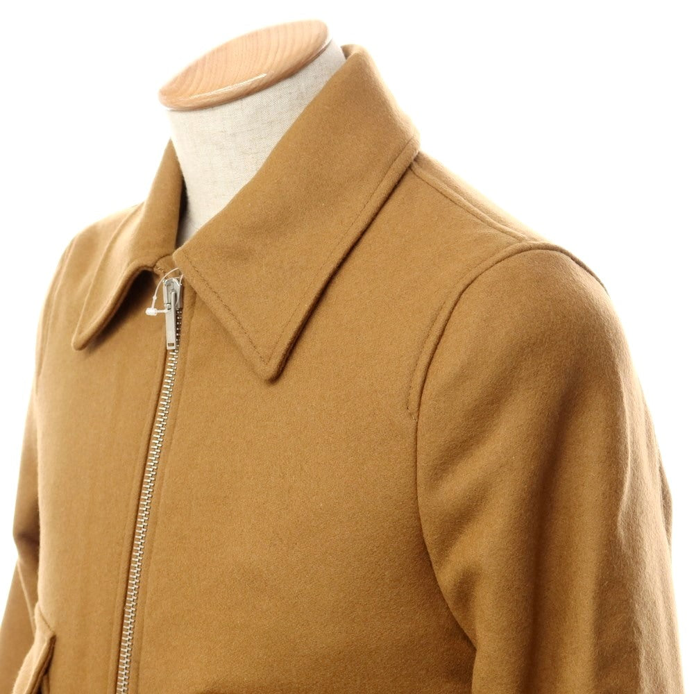 [New Outlet] PT TORINO Melton Wool Nylon Padded Zip-up Blouson Camel [Size 44] [BRW] [A/W] [Condition Rank N-] [Men&
