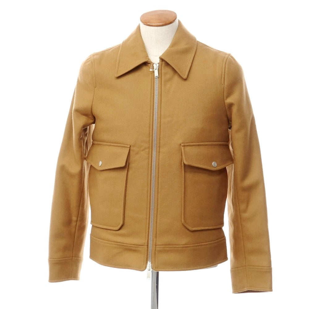 [New Outlet] PT TORINO Melton Wool Nylon Padded Zip-up Blouson Camel [Size 46] [BRW] [A/W] [Condition Rank N-] [Men&