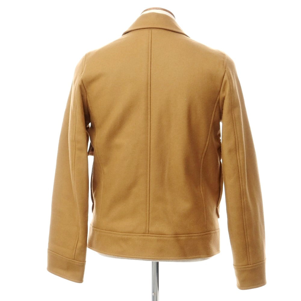 [New Outlet] PT TORINO Melton Wool Nylon Padded Zip-up Blouson Camel [Size 46] [BRW] [A/W] [Condition Rank N-] [Men&