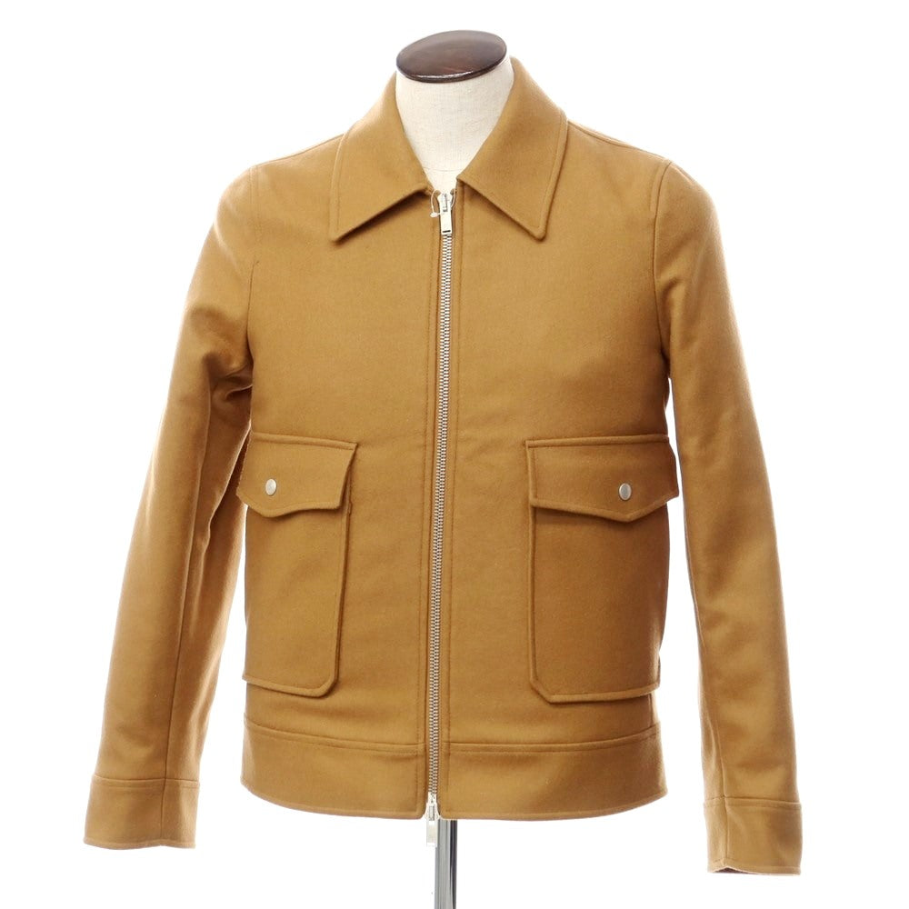 [New Outlet] PT TORINO Melton Wool Nylon Padded Zip-up Blouson Camel [Size 48] [BRW] [A/W] [Condition Rank N-] [Men&