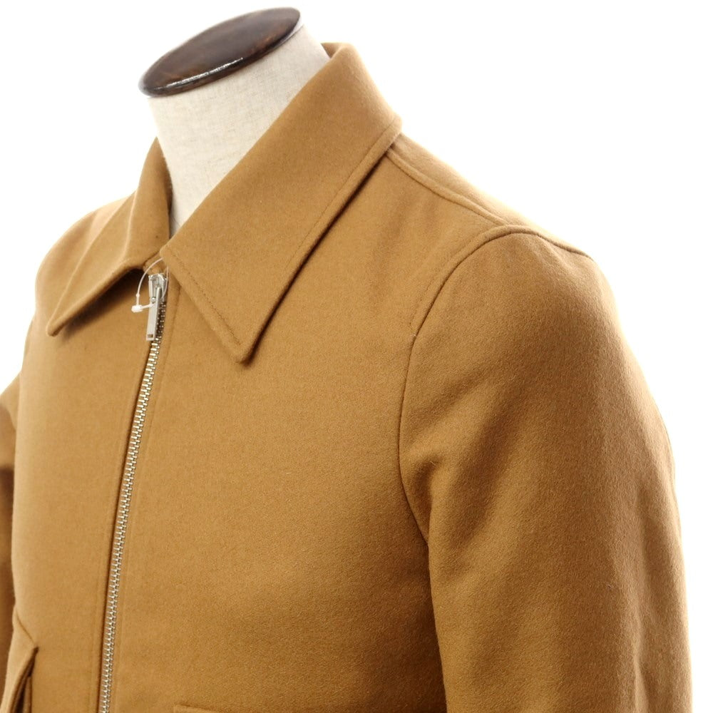 [New Outlet] PT TORINO Melton Wool Nylon Padded Zip-up Blouson Camel [Size 48] [BRW] [A/W] [Condition Rank N-] [Men&