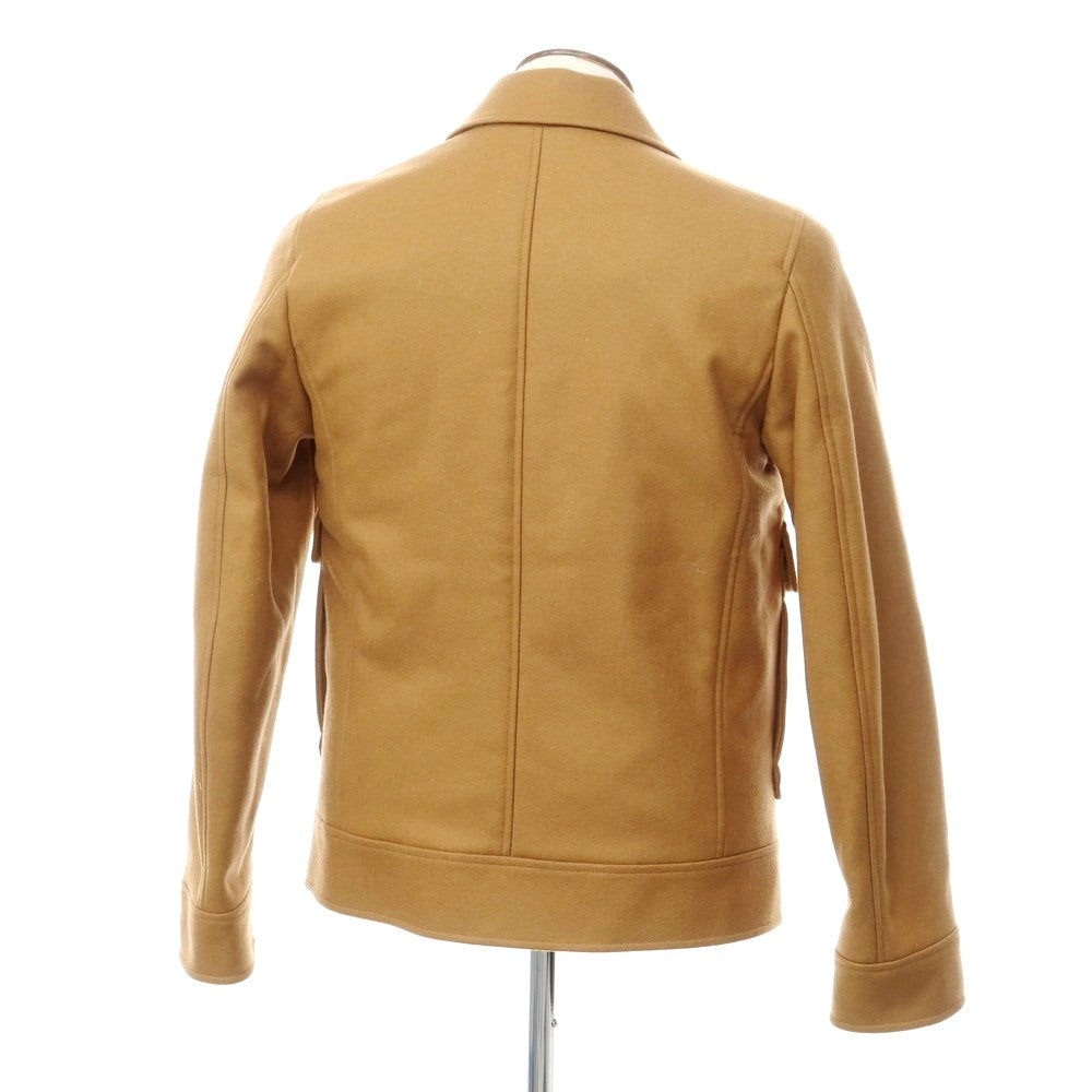 [New Outlet] PT TORINO Melton Wool Nylon Padded Zip-up Blouson Camel [Size 48] [BRW] [A/W] [Condition Rank N-] [Men&