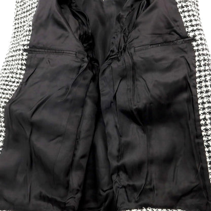 [New] PT TORINO Tweed Check Padded Zip-up Blouson Black x White [Size 46] [BLK] [A/W] [Condition Rank N] [Men&