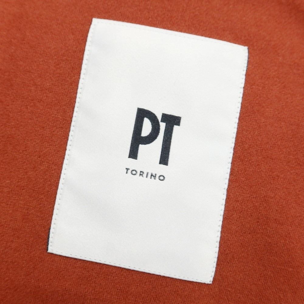 [New] PT TORINO Stretch Wool Swing Top Blouson Terracotta [Size 37] [BRW] [A/W] [Condition Rank N] [Men&