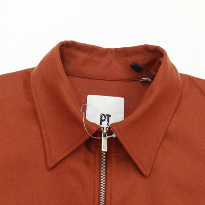 [New] PT TORINO Stretch Wool Swing Top Blouson Terracotta [Size 37] [BRW] [A/W] [Condition Rank N] [Men&