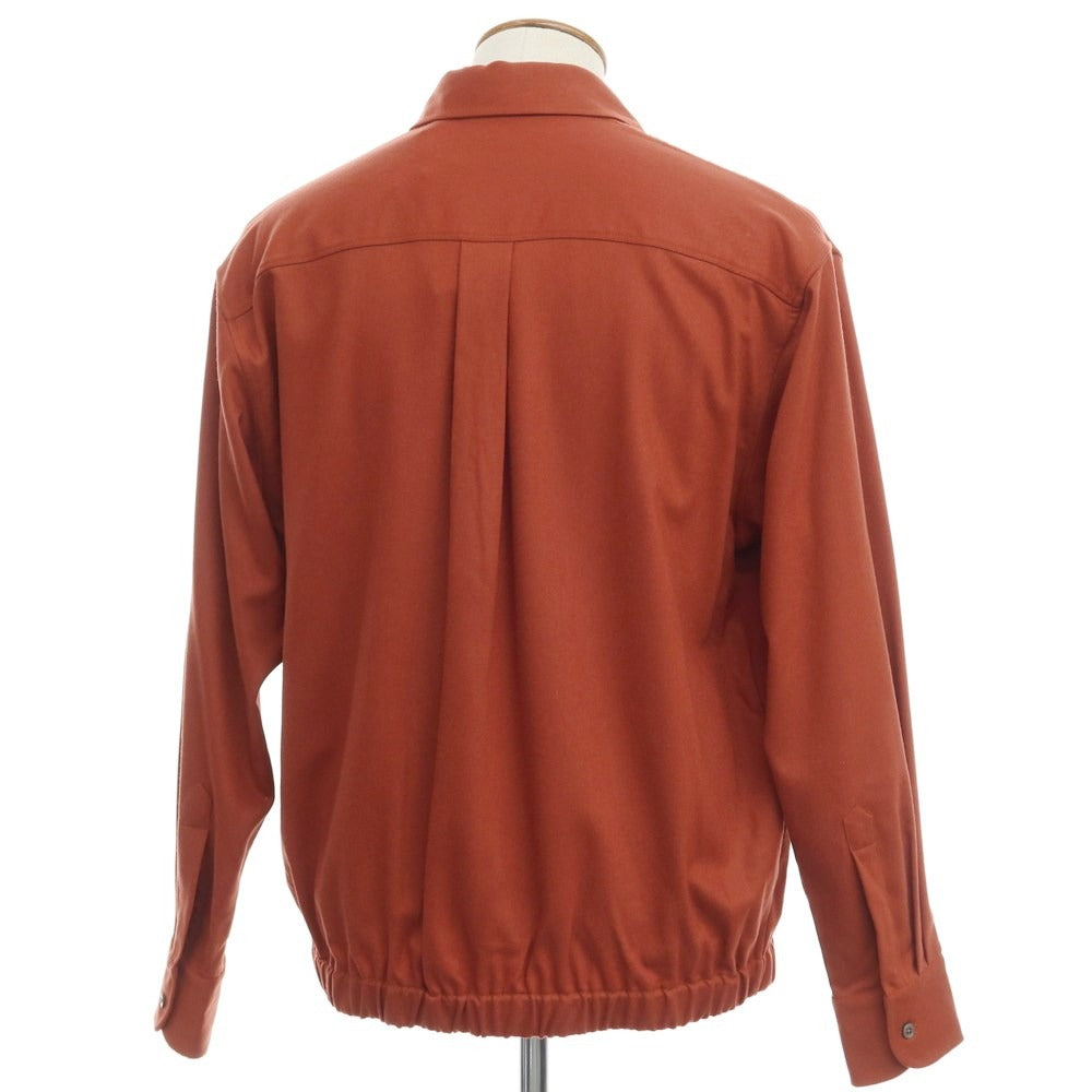 [New] PT TORINO Stretch Wool Swing Top Blouson Terracotta [Size 40] [BRW] [A/W] [Condition Rank N] [Men&