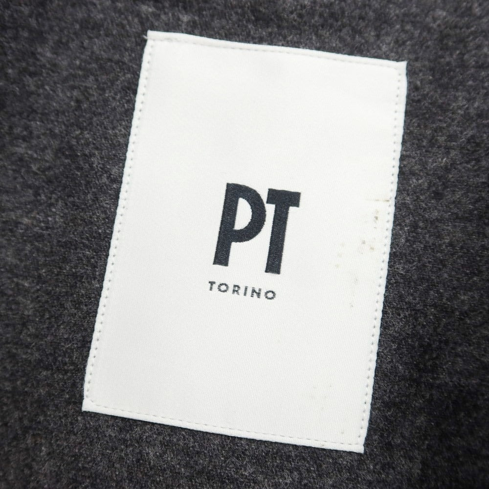 [New Outlet] PT TORINO Stretch Wool Swing Top Blouson Dark Gray [Size 38] [GRY] [A/W] [Condition Rank N-] [Men&