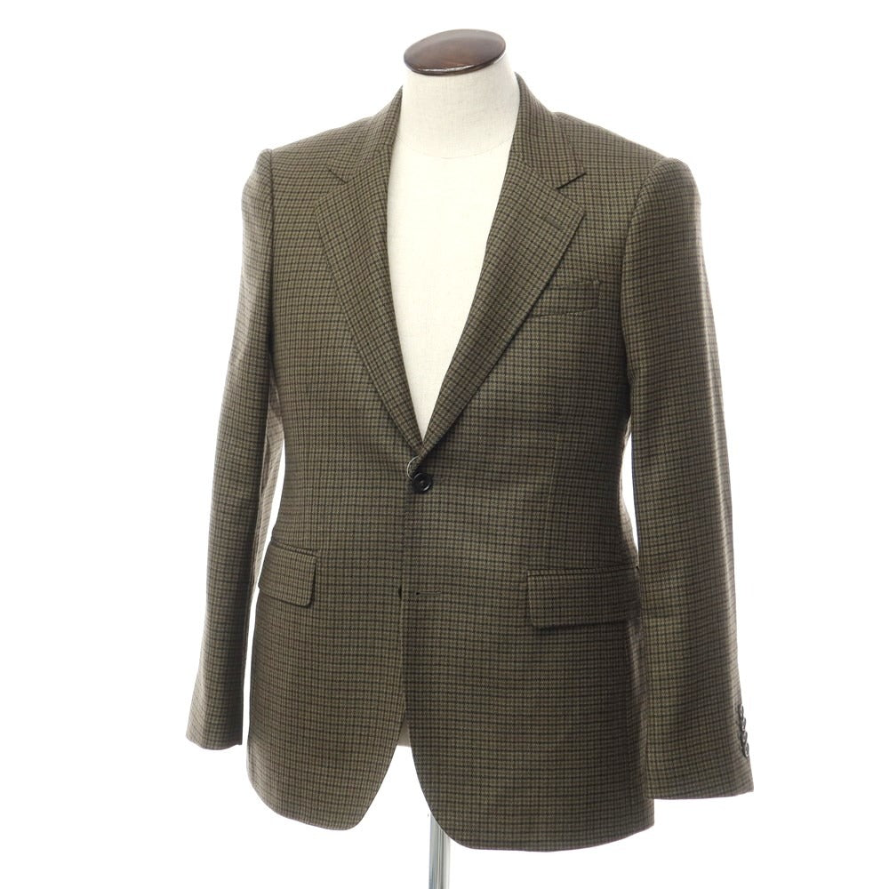 [New] PT TORINO Wool Check 2B Tailored Jacket
 Olive green [Size 48] [GRN] [A/W] [Condition rank N] [Men&