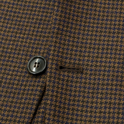 [New] PT TORINO Wool Check 3B Tailored Jacket
 Brown x Navy [Size 48] [BRW] [A/W] [Condition Rank N] [Men&