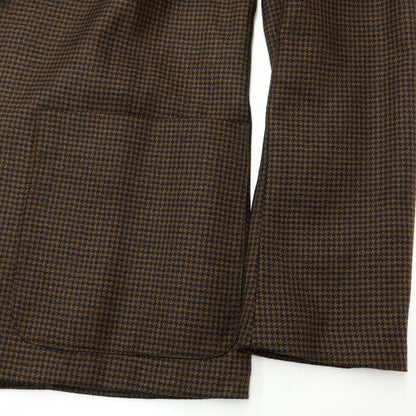 [New] PT TORINO Wool Check 3B Tailored Jacket
 Brown x Navy [Size 48] [BRW] [A/W] [Condition Rank N] [Men&