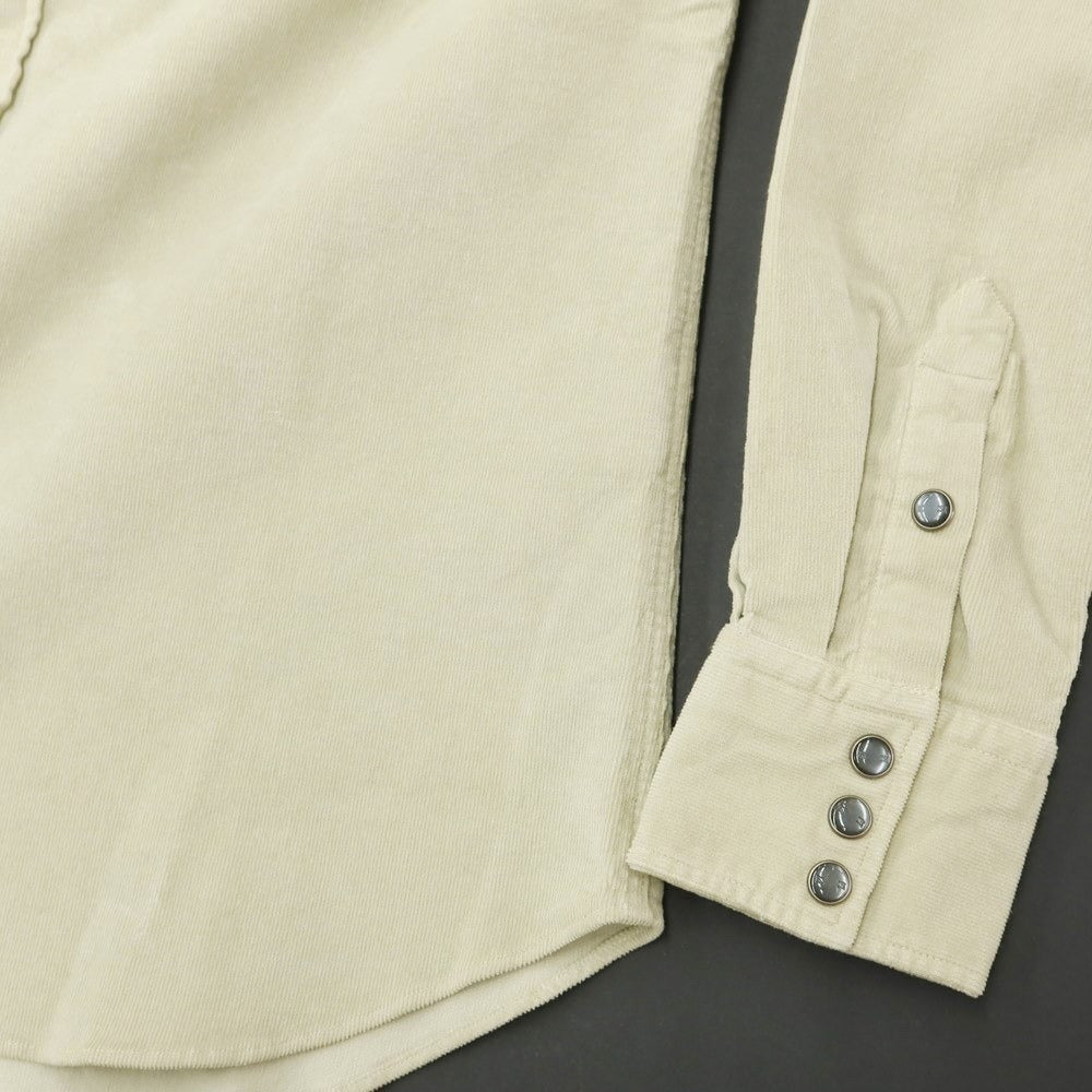 [New] PT TORINO Cotton Corduroy Western Shirt
 Beige [Size 40] [BEI] [A/W] [Condition Rank N] [Men&