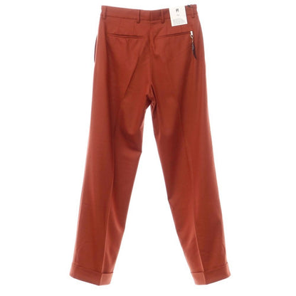 [New] PT TORINO Edge Wool Wide Casual Slacks Pants Maroon [Size 44] [BRW] [A/W] [Condition Rank N] [Men&